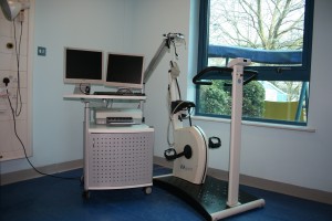 This exercise bike will be replaced by a child-sized one for the project